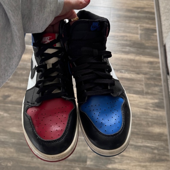 Jordan 1 retro top 3 red blue black white 8 - Picture 3 of 7